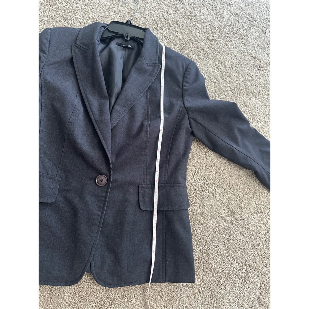 Rafaella Women's Gray Blazer‎ Petite Size 6P Career Business Jacket